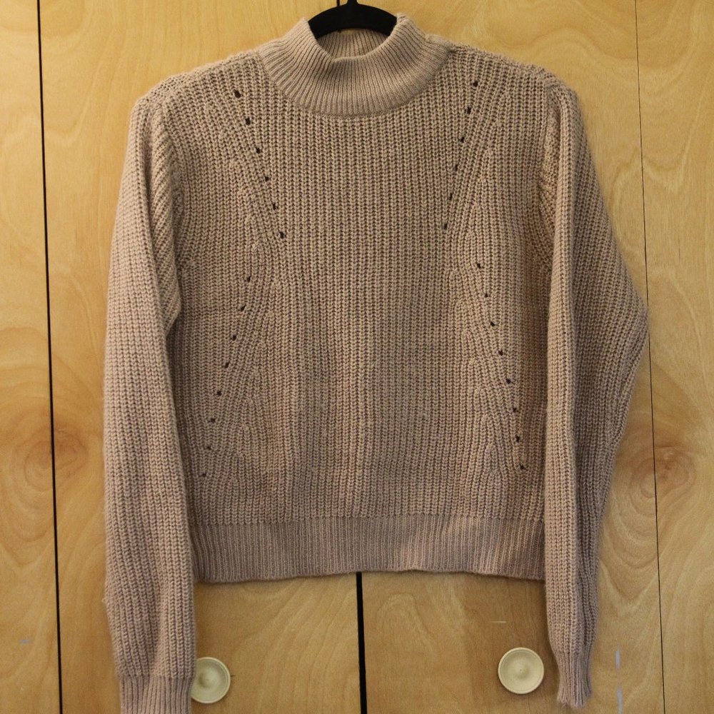Tan Cropped Sweater